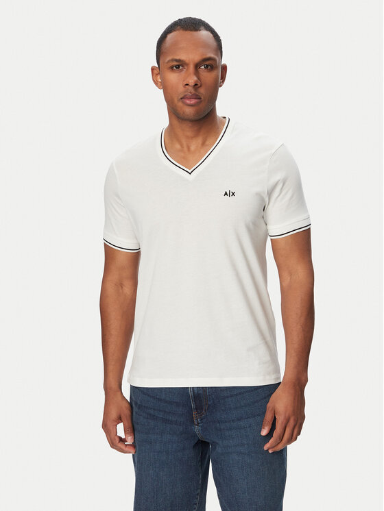 Armani Exchange T-Shirt XM002512 AF10358 U0009 Biały Regular Fit