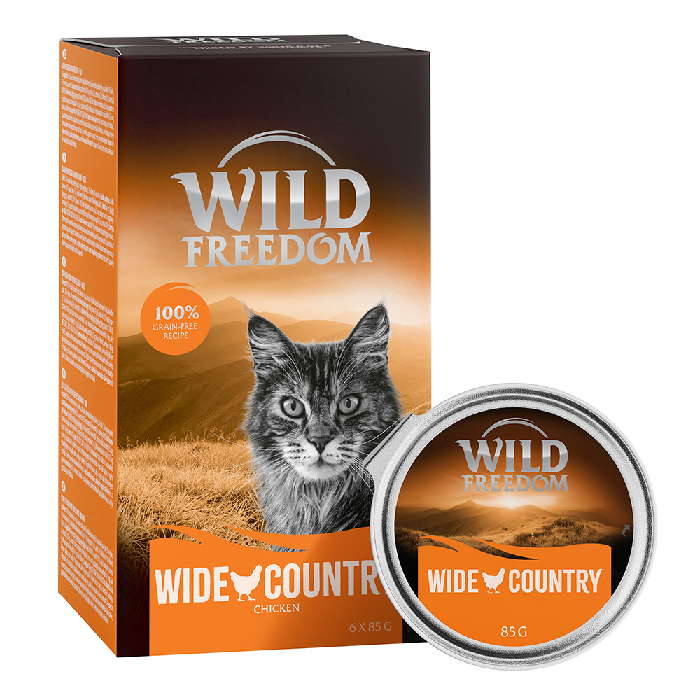 Wild Freedom Adult, tacki, 6 x 85 g - Wide Country, kurczak