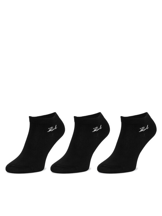 KARL LAGERFELD Skarpety krótkie A4W47034 Czarny