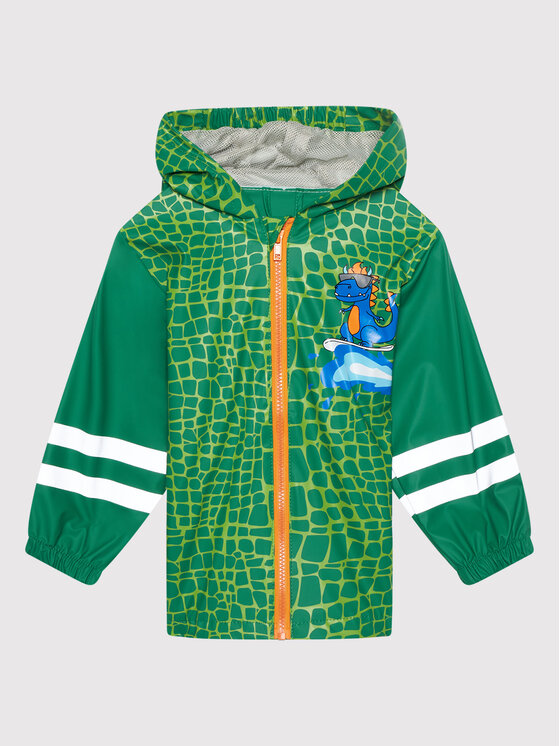Playshoes Kurtka przeciwdeszczowa 408403 M Zielony Regular Fit