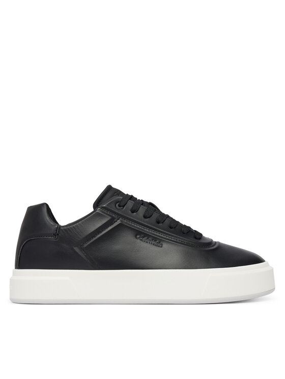 Calvin Klein Sneakersy Basket Cupsole Oxf Lup Hf Lth YM0YM01452 Czarny