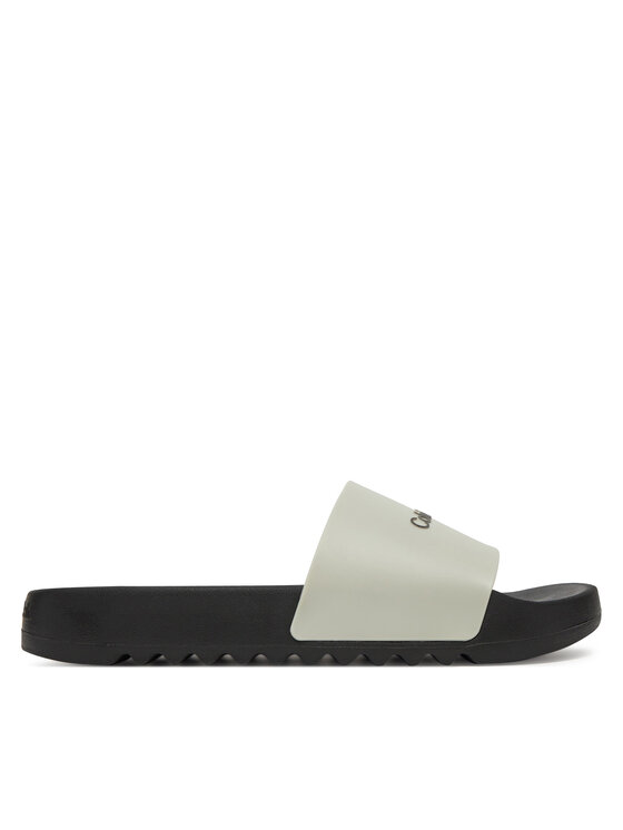 Calvin Klein Klapki Chunky Pool Slide Rub HM0HM01063 Biały