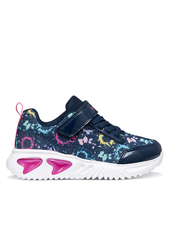 Geox Sneakersy J Assister Girl J45E9B 0GFHH C4356 M Granatowy