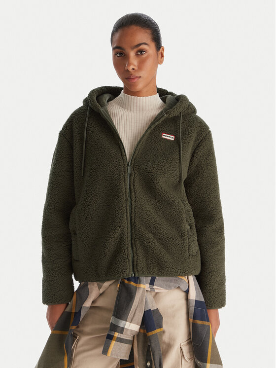 Hunter Polar Bonelle HARW0053242 Zielony Relaxed Fit