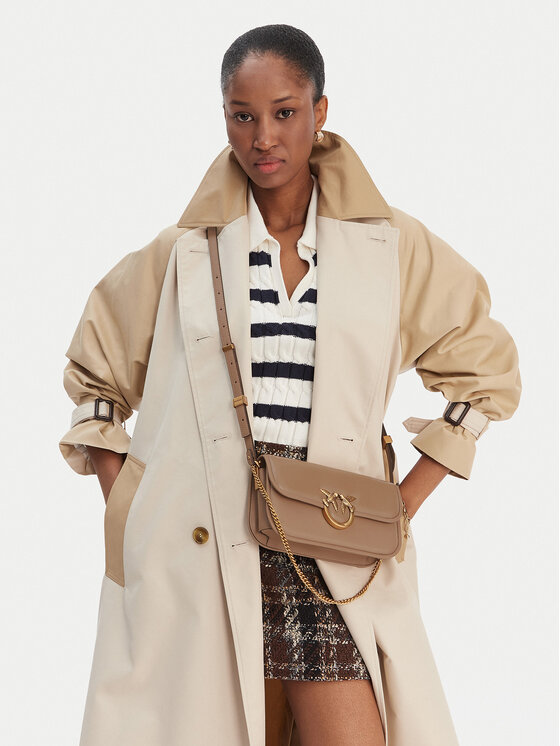 PINKO Torebka Love Box Baguette Al 25-26 PLTT 105083 A26L Brązowy