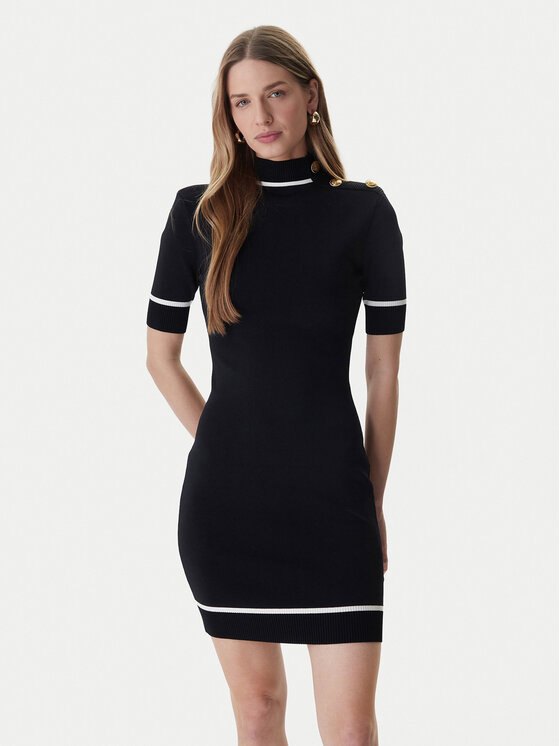 Marciano Guess Sukienka dzianinowa 6RGK24 5905Z Czarny Classic Fit