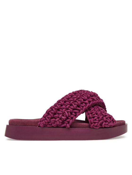 Inuikii Klapki Woven 1004.003.0062 Bordowy