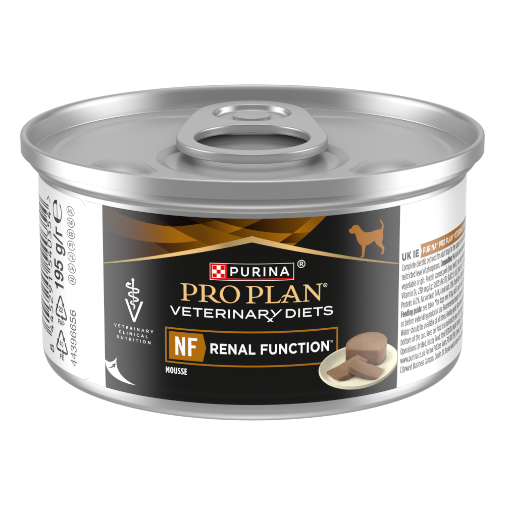 5% taniej! PURINA PRO PLAN Veterinary Diets Canine Mousse, różne rodzaje - NF Renal, 48 x 195 g