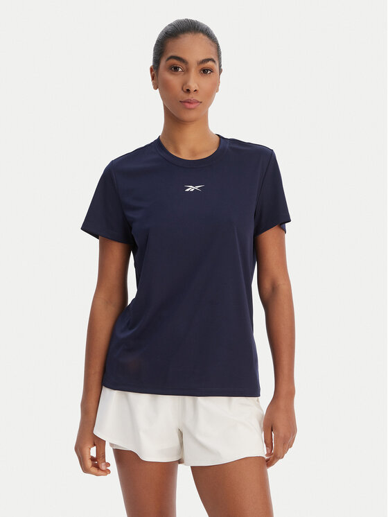 Reebok T-Shirt Essential RK25608CCW Granatowy Regular Fit miniaturka