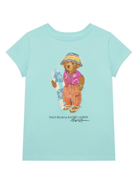 Polo Ralph Lauren T-Shirt 313B22529001 Turkusowy Regular Fit