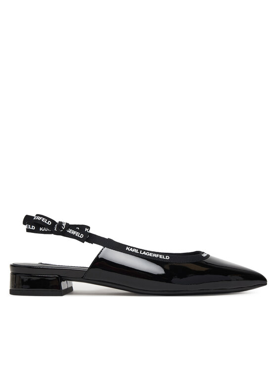 KARL LAGERFELD Baleriny Kerrie KL40159 Czarny