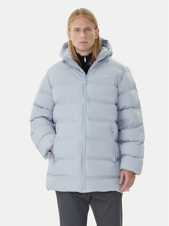 Calvin Klein Kurtka puchowa LV04LD516G Szary Regular Fit