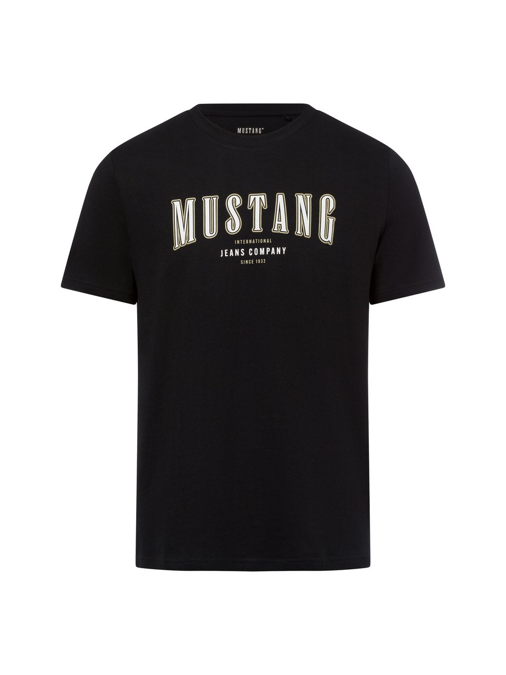 Mustang Koszulka męska - Austin Mężczyźni Bawełna czarny, XL
