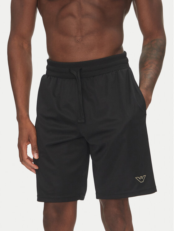 Emporio Armani Underwear Szorty sportowe EM000495 AF10791 UC001 Czarny Regular Fit