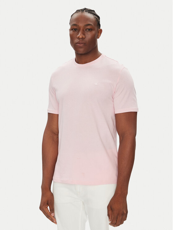 Calvin Klein Jeans T-Shirt LV040HM265 Różowy Regular Fit