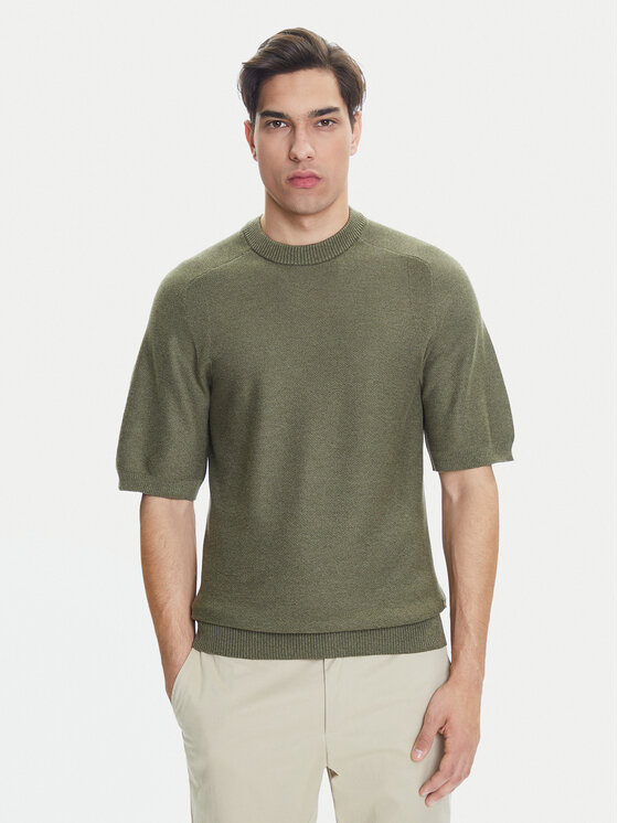 BOSS T-Shirt Kencel 50545678 Zielony Regular Fit