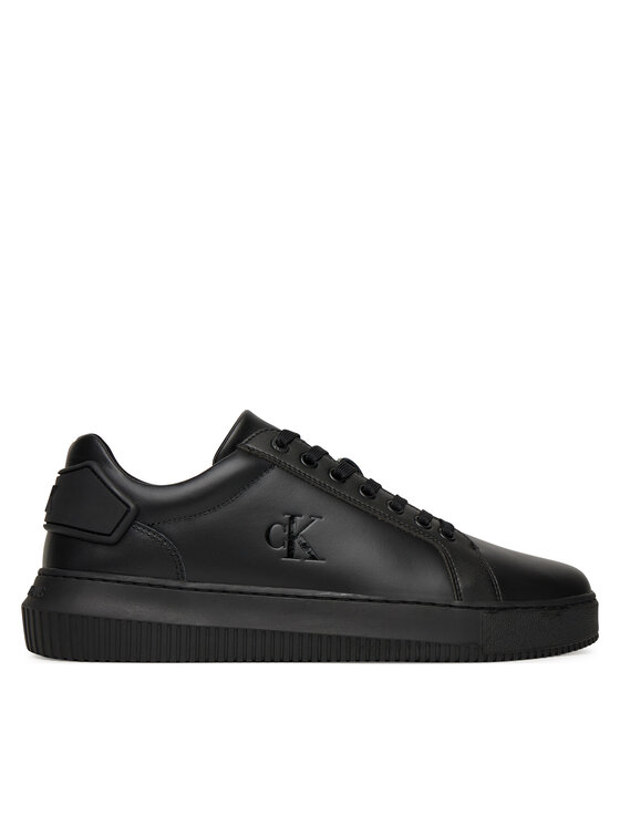 Calvin Klein Jeans Sneakersy Chunky Cupsole Ru Patch Lth YM0YM01296 Czarny