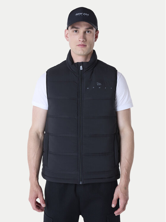 New Era Kamizelka 60596271 Czarny Regular Fit