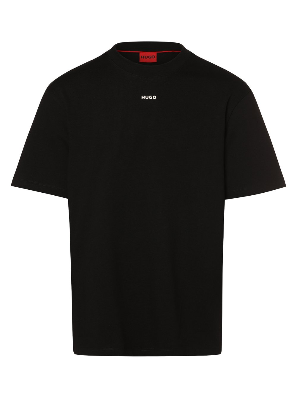 HUGO T-shirt męski Mężczyźni Bawełna czarny, XL