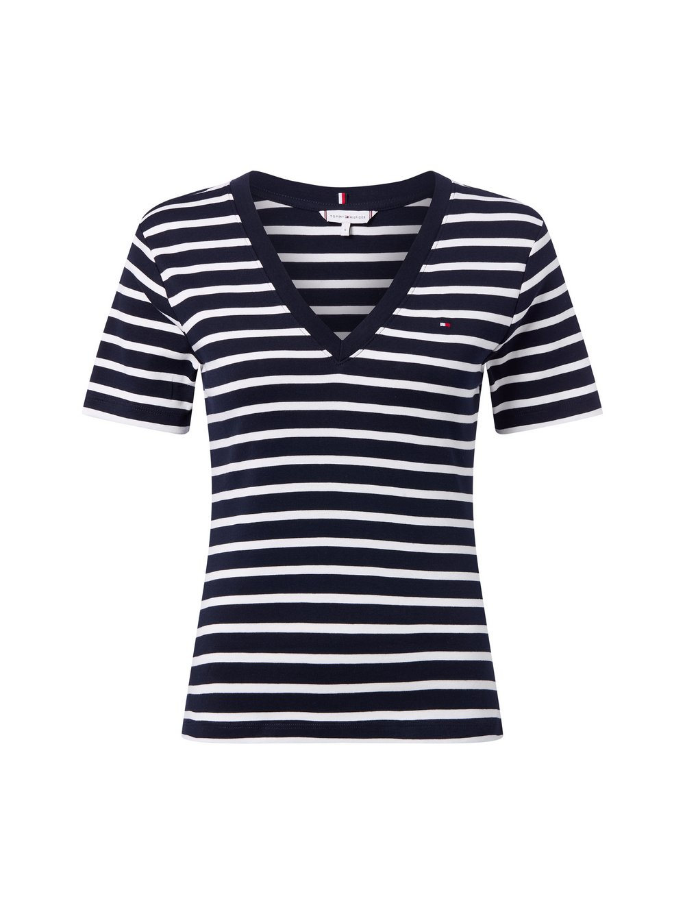 Tommy Hilfiger Koszulka damska Kobiety Bawełna niebieski|biały, XS