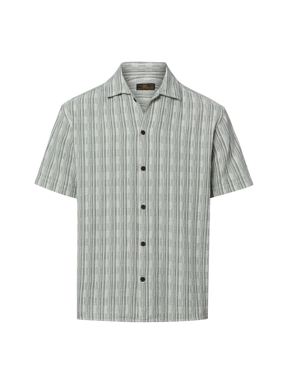 Jack & Jones Męska koszulka z krótkim rękawem - JPRBLutiago Mężczyźni Comfort Fit Bawełna zielony|wielokolorowy, S