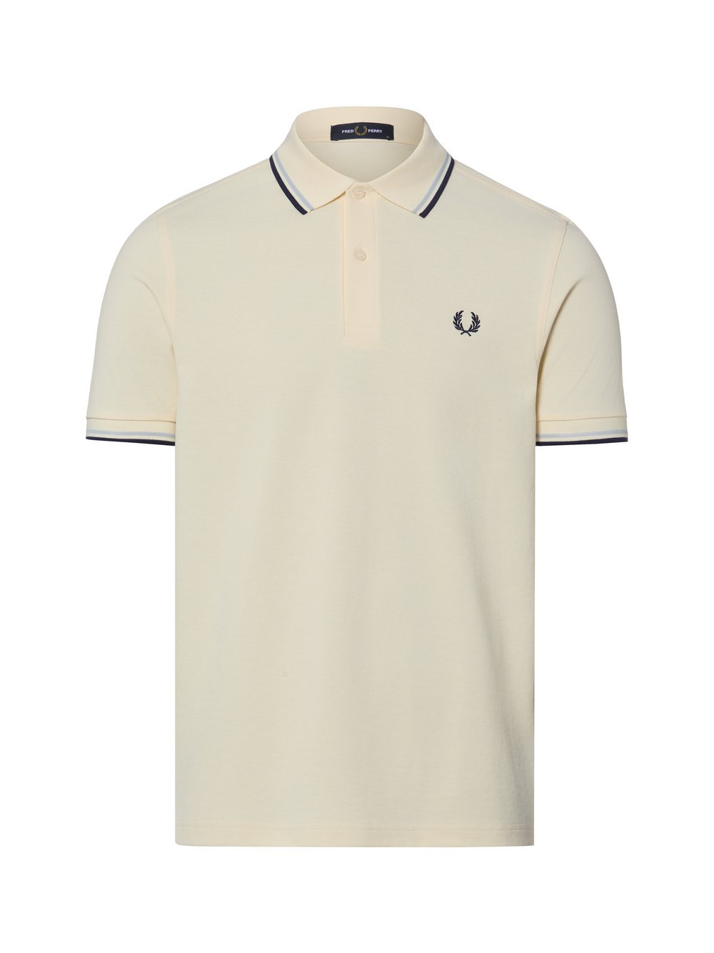 Fred Perry Męska koszulka polo Mężczyźni Bawełna beżowy, L