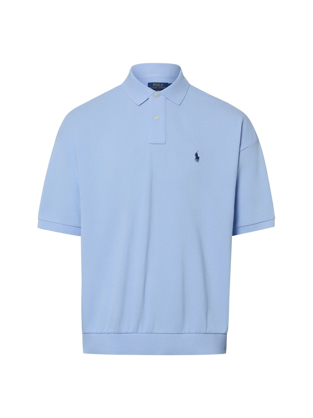 Polo Ralph Lauren Męska koszulka polo - luźny krój Mężczyźni Bawełna niebieski, XXL