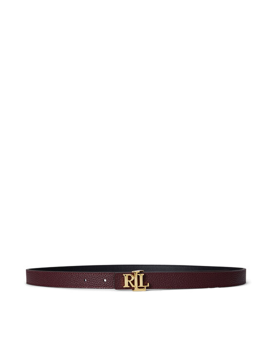 LAUREN RALPH LAUREN Pasek 412P06811001 Bordowy