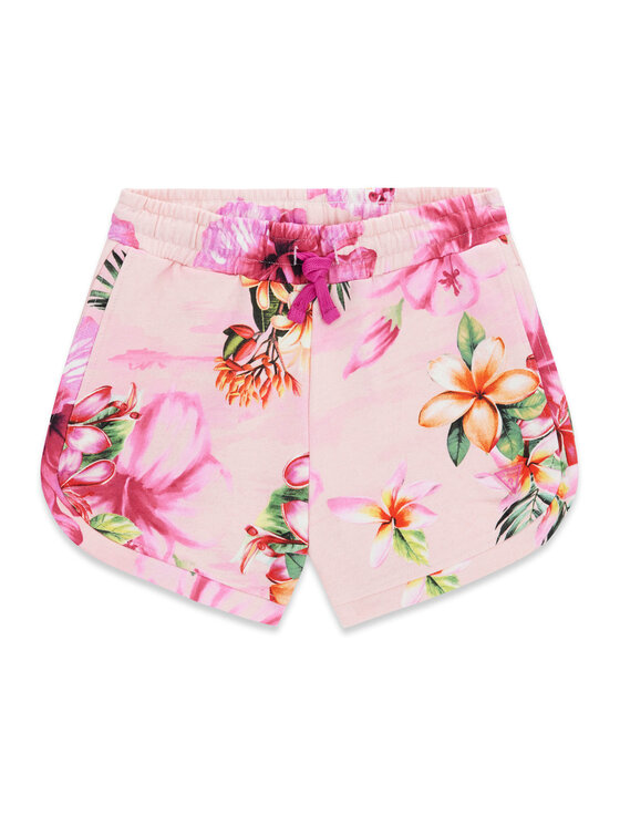 Guess Szorty sportowe J6GD05 KA6R4 Różowy Regular Fit