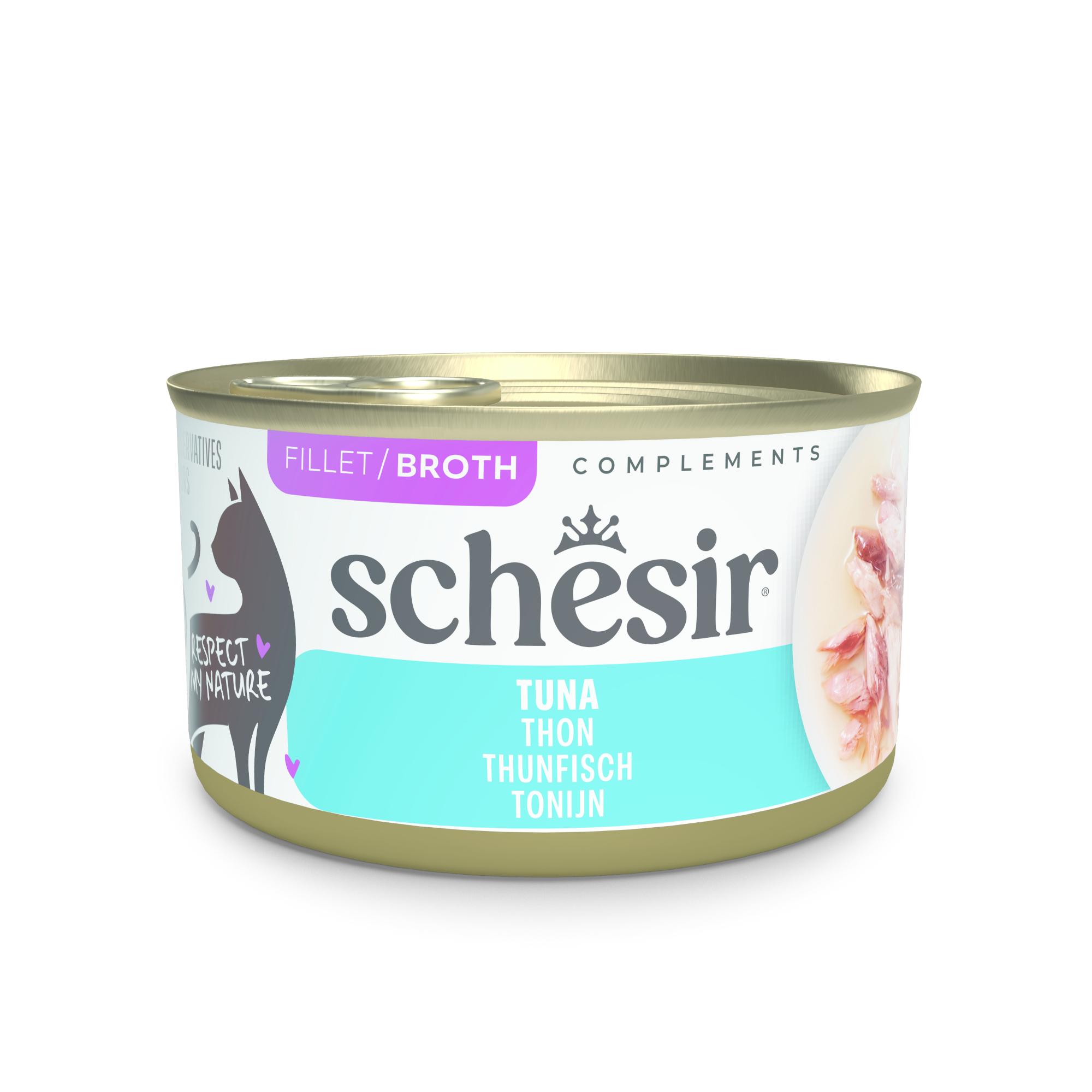 Korzystny pakiet Schesir Complements w bulionie, 24 x 70 g - Tuńczyk