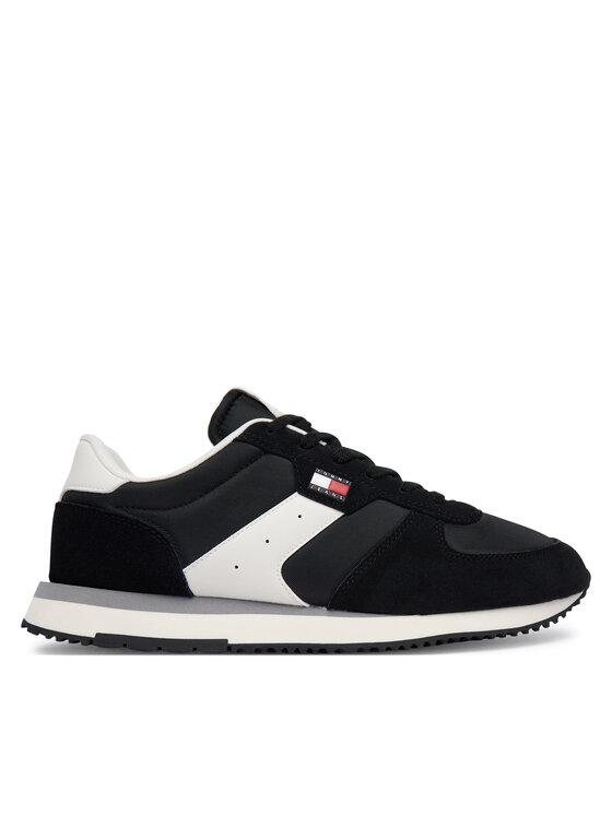 Tommy Jeans Sneakersy Tjm Eva Runner Mix Material EM0EM01737 Czarny