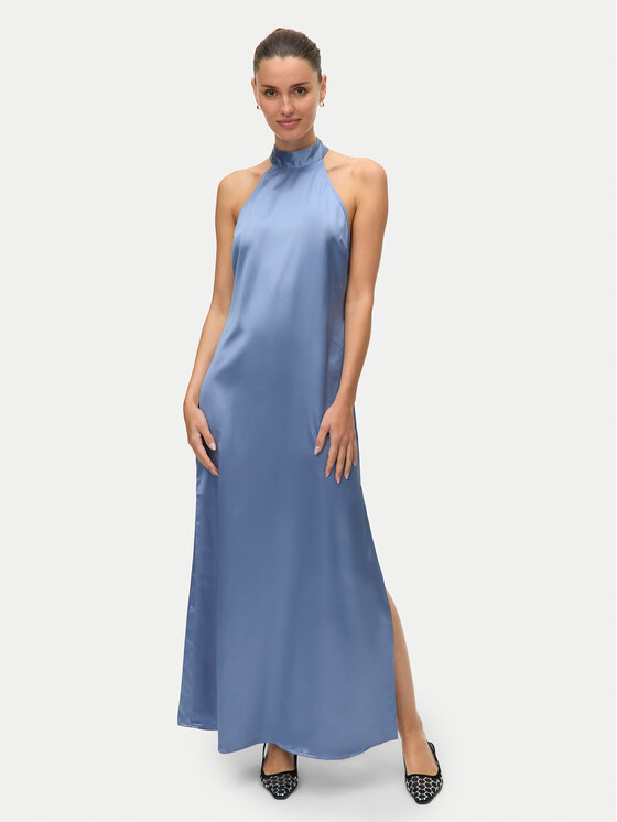 Vero Moda Sukienka wieczorowa Sally 10333766 Niebieski Regular Fit miniaturka