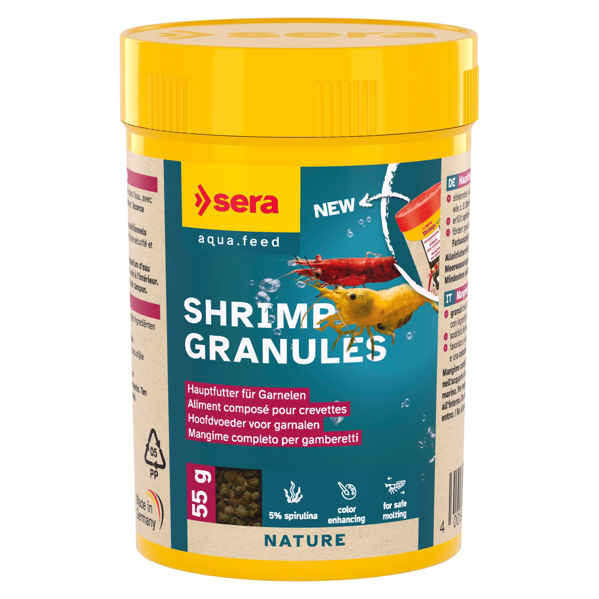 sera Shrimps Nature, pokarm dla krewetek - 2 x 100 ml miniaturka