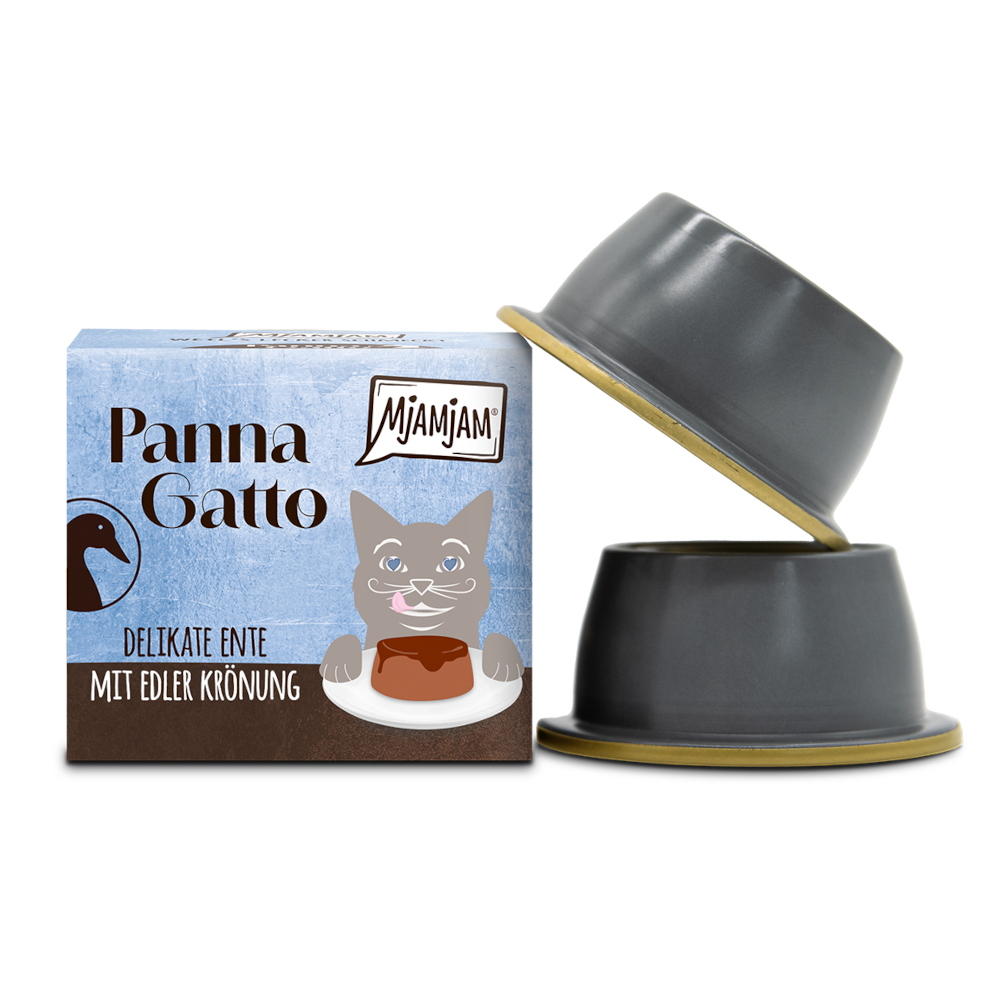 MjAMjAM Panna Gatto, 2 x 80 g - Kaczka ze szlachetną polewą