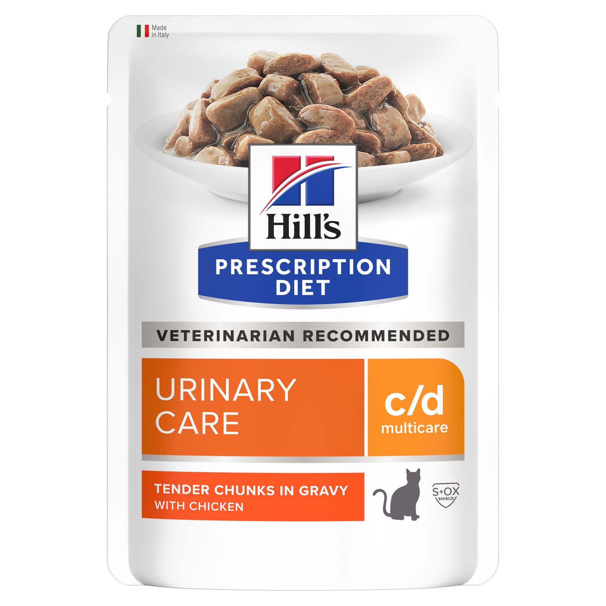 Hill's Prescription Diet c/d Multicare Urinary Care, kurczak w sosie - 12 x 85 g
