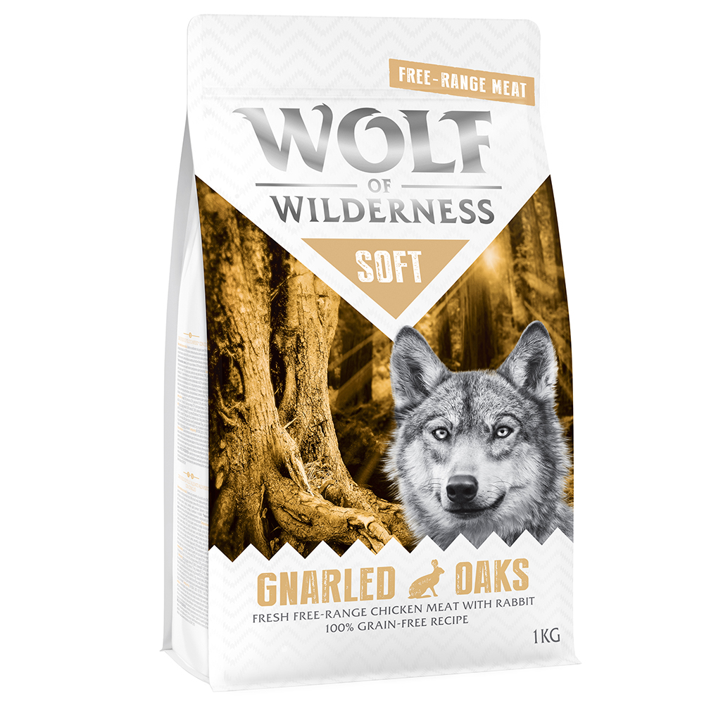 Wolf of Wilderness "Soft – Gnarled Oaks", kurczak i królik z wolnego wybiegu - 1 kg