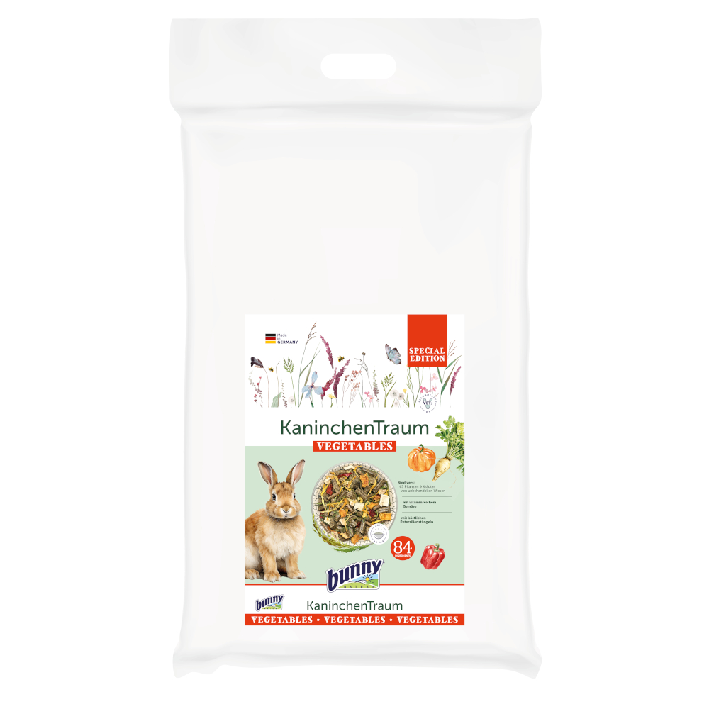 bunny KaninchenTraum Special Edition Vegetables - 2 x 4 kg