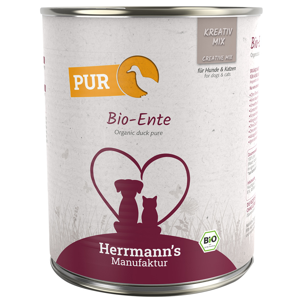 Korzystny pakiet Herrmann's Bio PUR, 12 x 800 g - Biokaczka