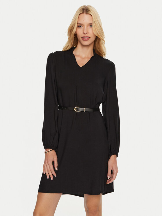Artigli Sukienka codzienna ACAB000455 Czarny Regular Fit