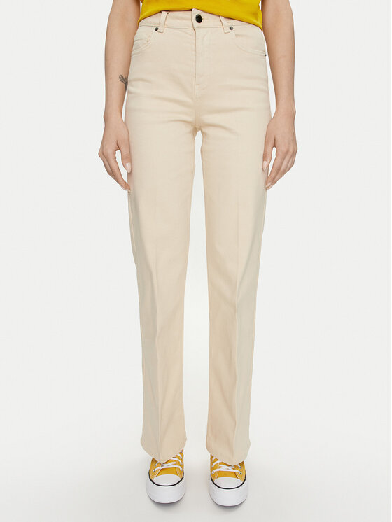 United Colors Of Benetton Jeansy 49FWDE01S Beżowy Flare Fit