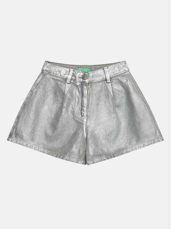 United Colors Of Benetton Szorty materiałowe 48UHC903D Szary Regular Fit