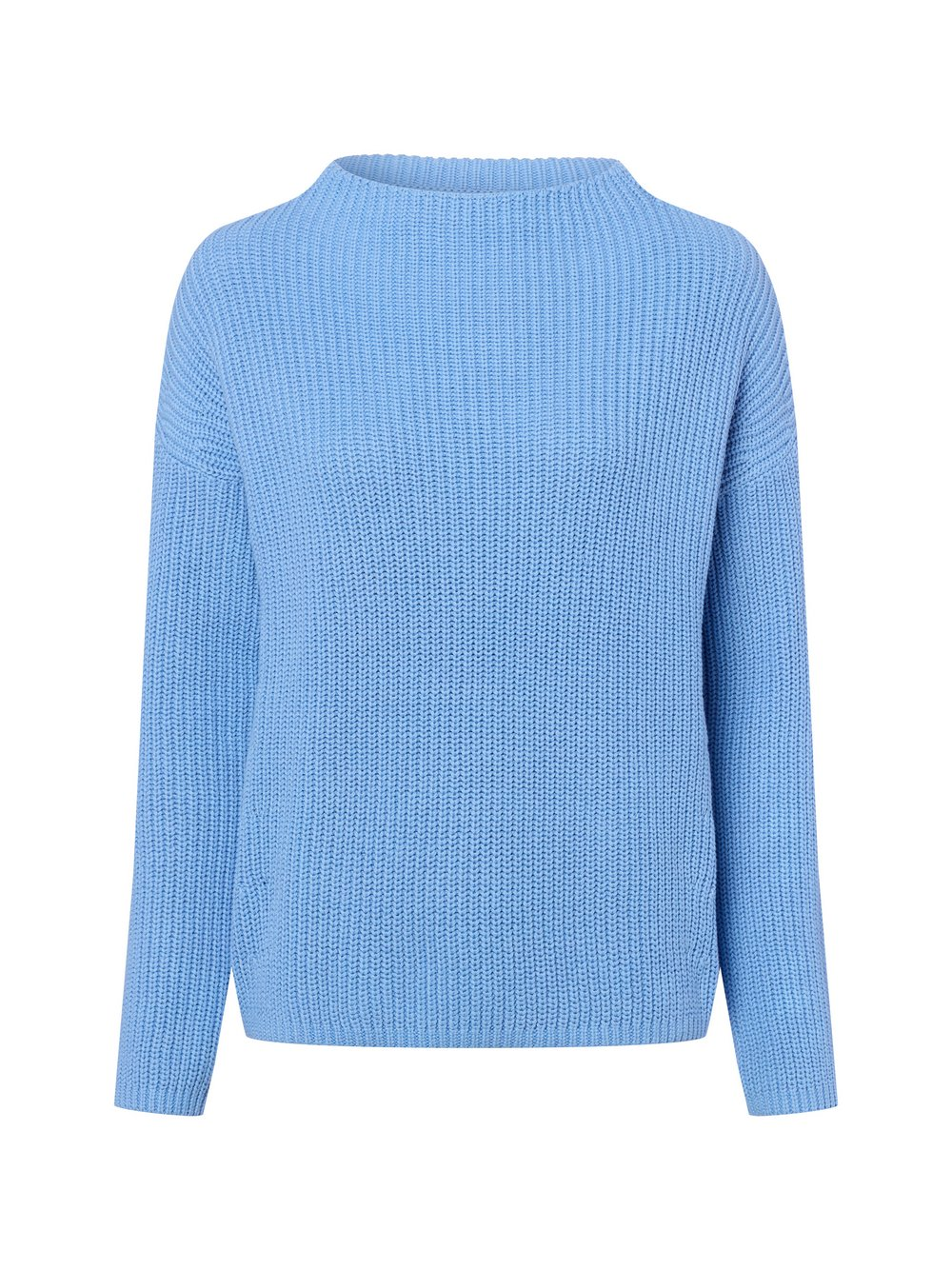 Opus Sweter damski z dzianiny - Parto Kobiety Bawełna niebieski, 40