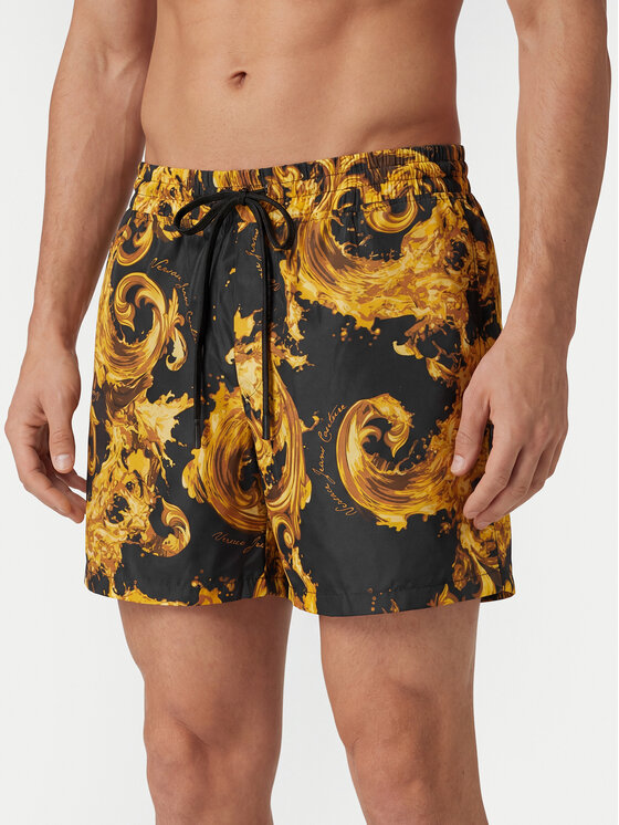 Versace Jeans Szorty sportowe 80GAD11D Czarny Regular Fit