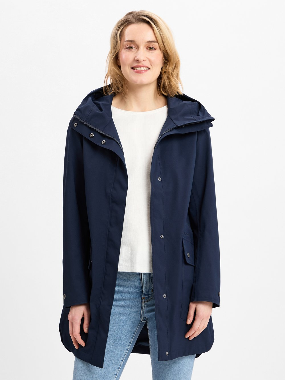 Didriksons Parka damska - GWEN WNS PARKA 6 Kobiety Sztuczne włókno niebieski, 44