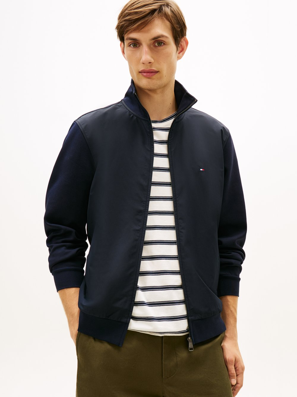 Tommy Hilfiger Bluza męska Mężczyźni Bawełna niebieski, XL