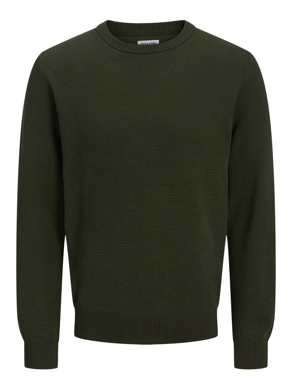 Jack & Jones Męski sweter z dzianiny - JJEGlobe Mężczyźni Bawełna zielony, XXL