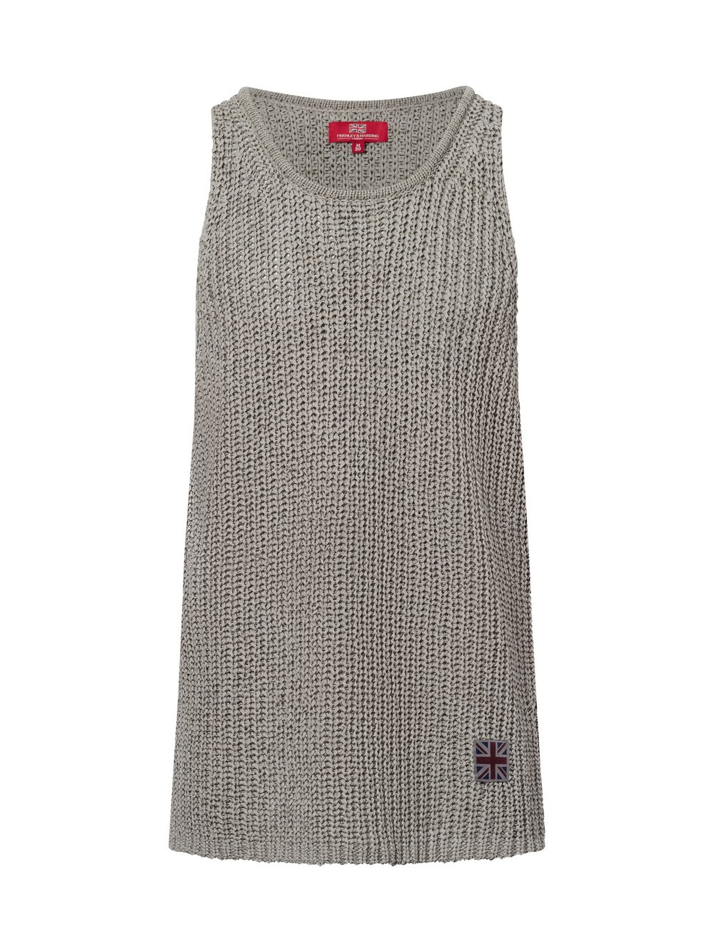 Finshley & Harding London Tank top męski Mężczyźni Bawełna szary, S