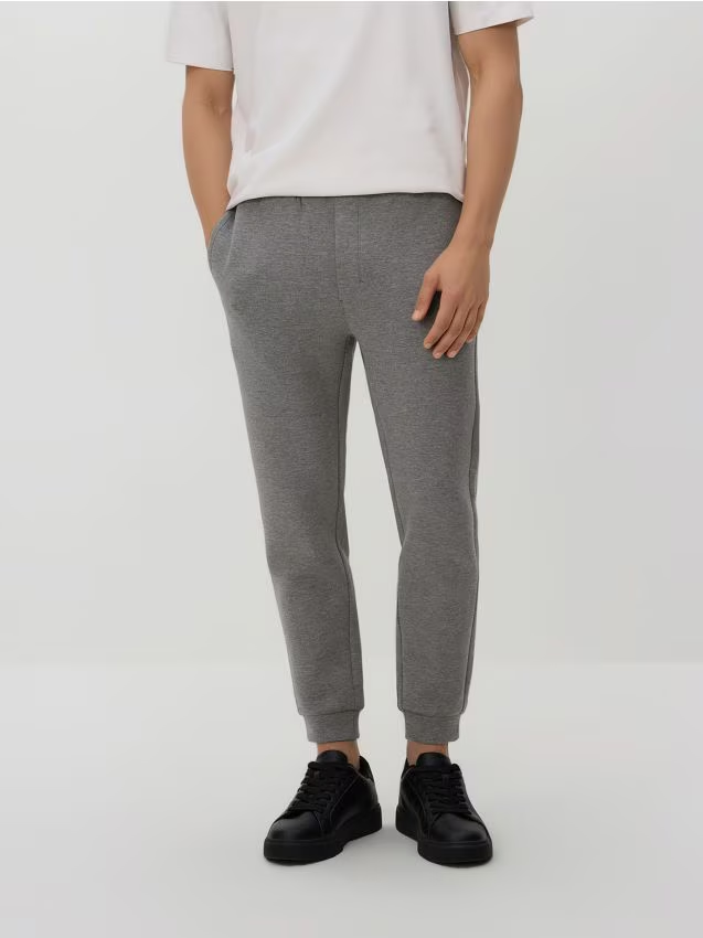 Reserved - Spodnie dresowe slim fit - jasnoszary