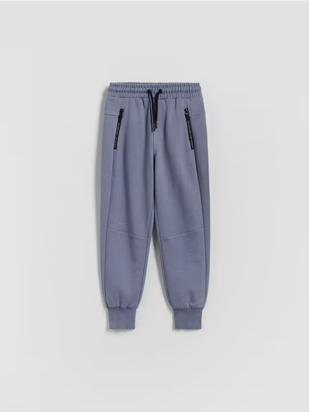 Reserved - Sportowe spodnie jogger - niebieski