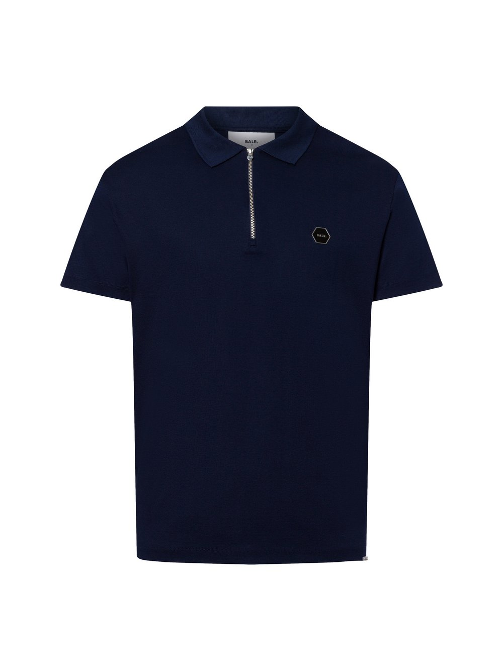 BALR. Męska koszulka polo - Hex Mężczyźni Bawełna niebieski, XXL